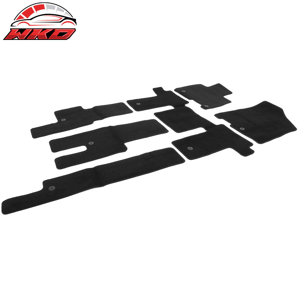 22-25 Kia Carnival 8-Seat Anti-Slip Front Rear Floor Mats Carpet Nylon 6PCS | Wholesale