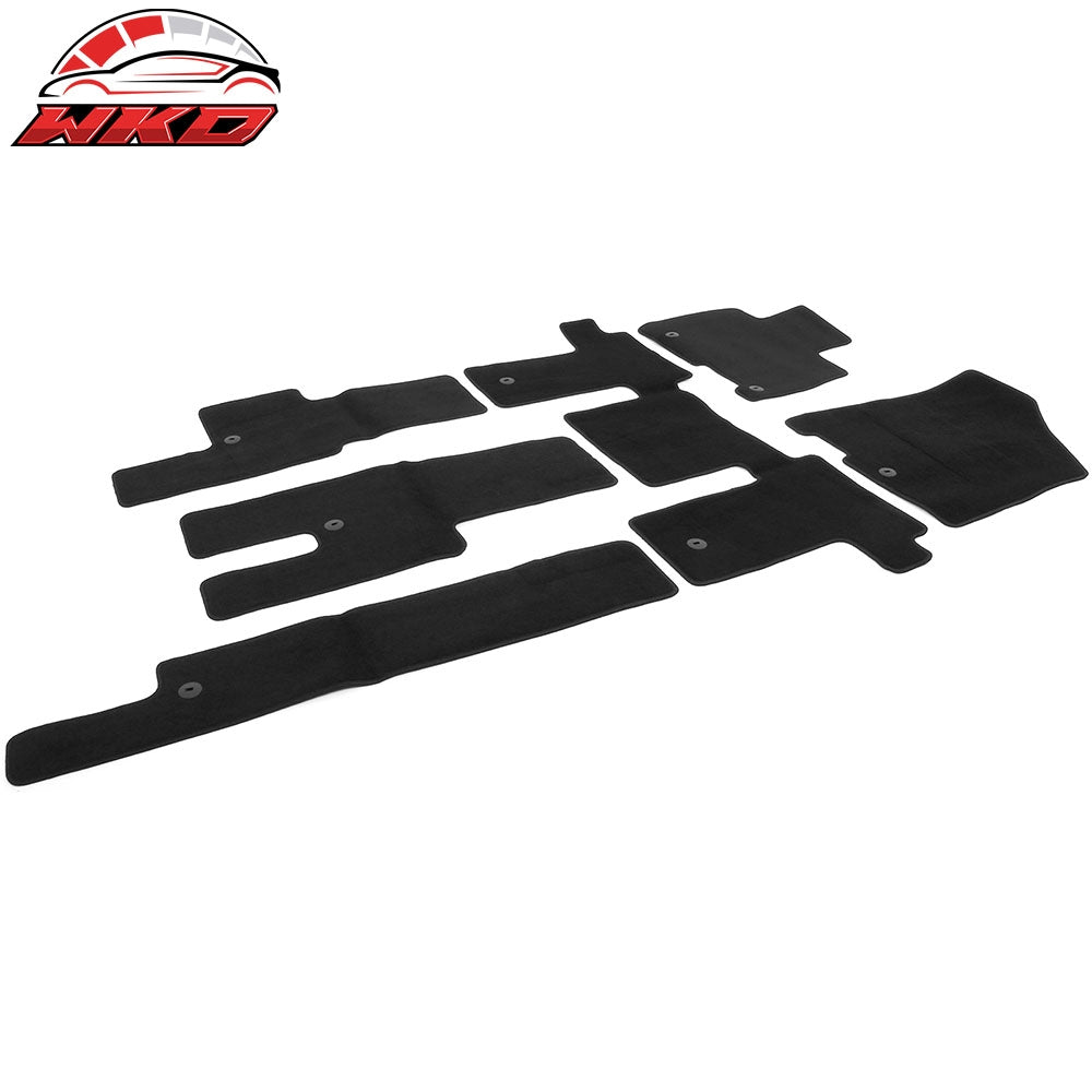 22-25 Kia Carnival 8-Seat Anti-Slip Front Rear Floor Mats Carpet Nylon 6PCS | Wholesale