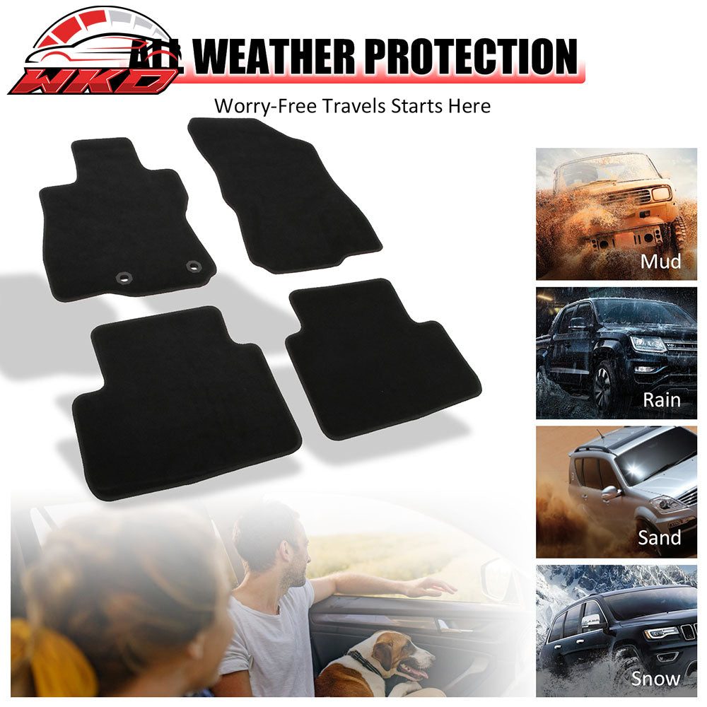 Fits 25-26 Subaru Forester Anti-Slip First Second Row Floor Mats Carpets Nylon