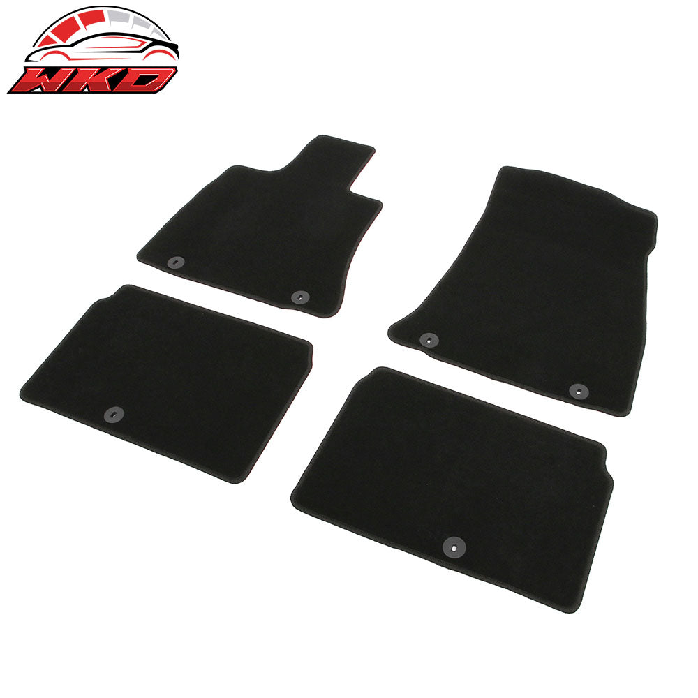 Fits 23-25 Genesis Electrified G80 Anti-Slip Floor Mats Carpets Nylon 4PCS Black
