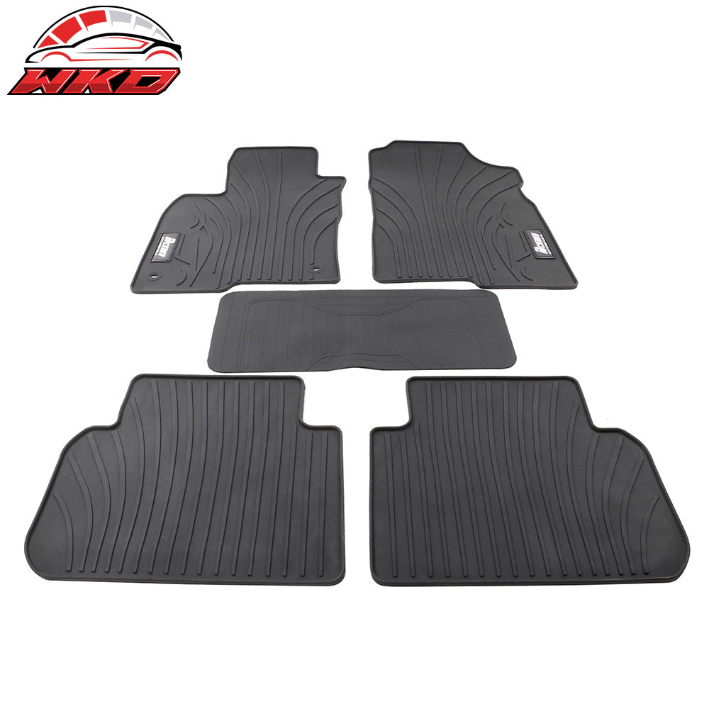 Fits 22-25 Honda Civic/Acura Integra Latex Floor Mats All Weather Black Carpets