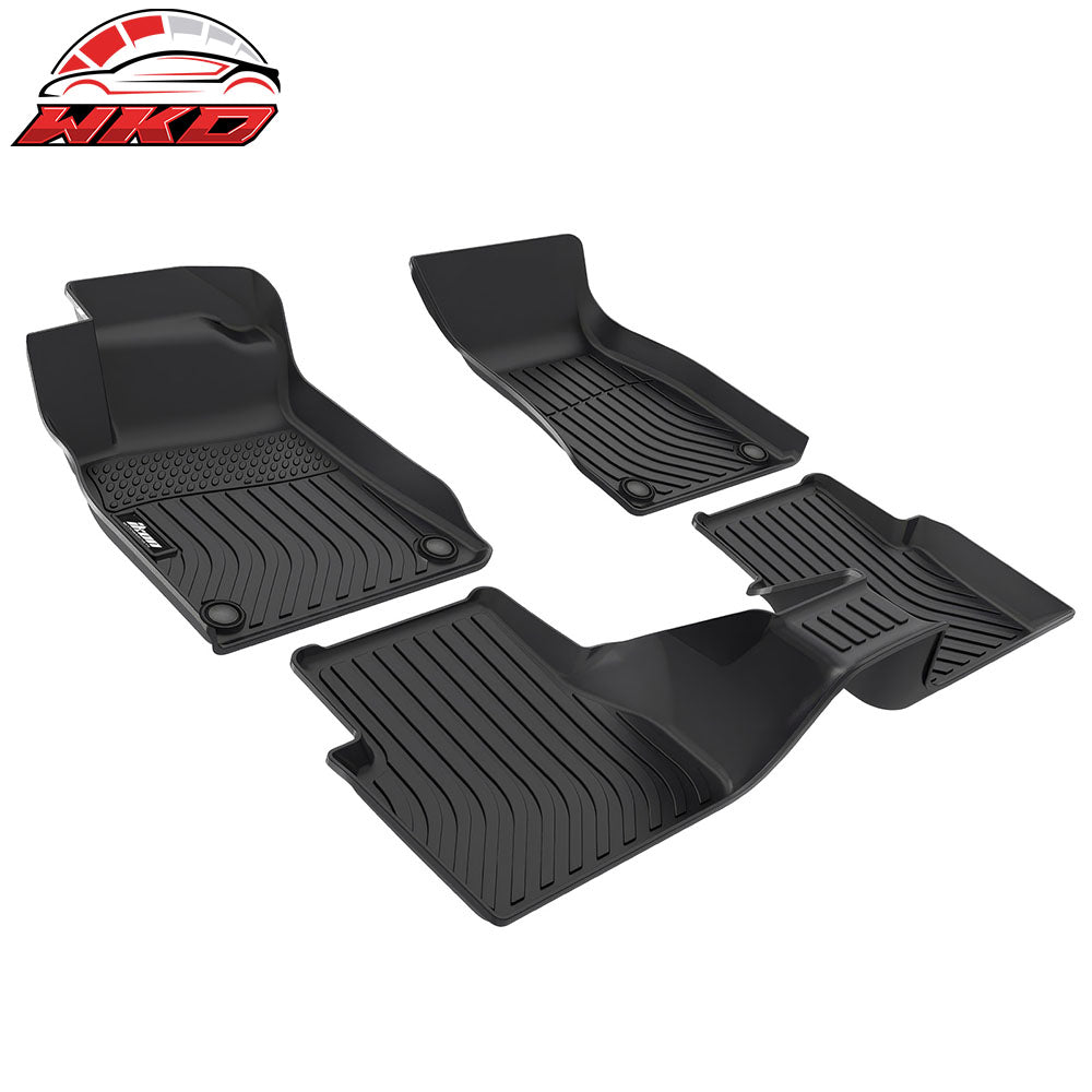 Fits 19-25 Audi A6/A7/S6/S7/RS6/RS7 Floor Mats TPE Carpets 3D All Weather Liner