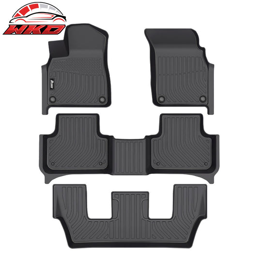 2020-25 Audi Q7/SQ7 Floor Mats TPE Carpets 3D All Weather Custom Boot Liner | Wholesale