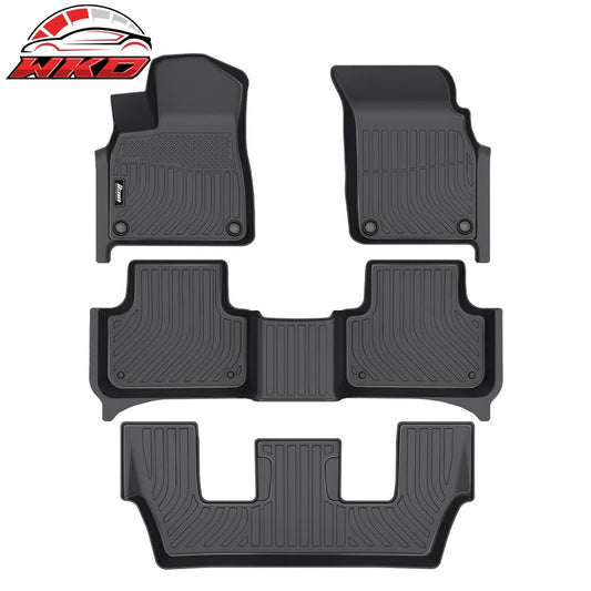 2020-26 Audi Q7/SQ7 Floor Mats TPE Carpets 3D All Weather Custom Boot Liner | Wholesale