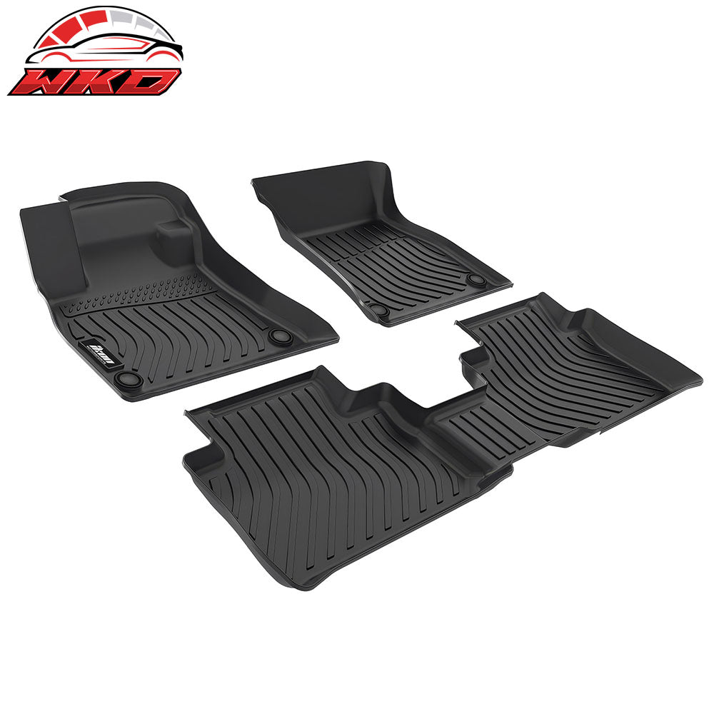 Fits 21-25 Audi e-tron/Q8/SQ8 Floor Mats TPE Carpets 3D All Weather Custom Liner