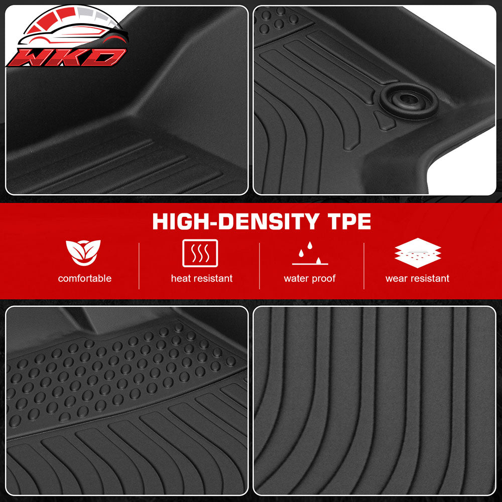 Fits 19-25 Acura RDX 5 Seats All Weather 3D Molded Floor Mats TPE Carpets 3PCS