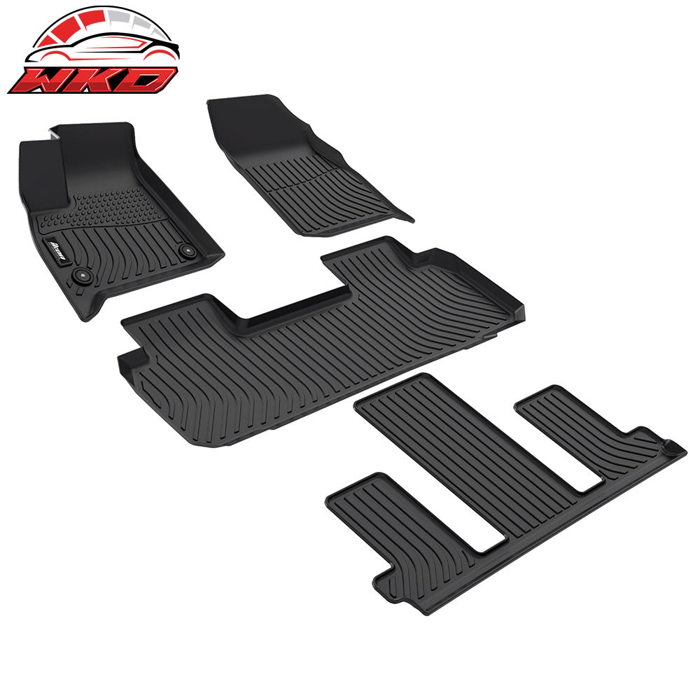 Fits 18-24 Buick Enclave 3D Molded TPE Floor Mats Heavy Duty Carpets 4PCS Set