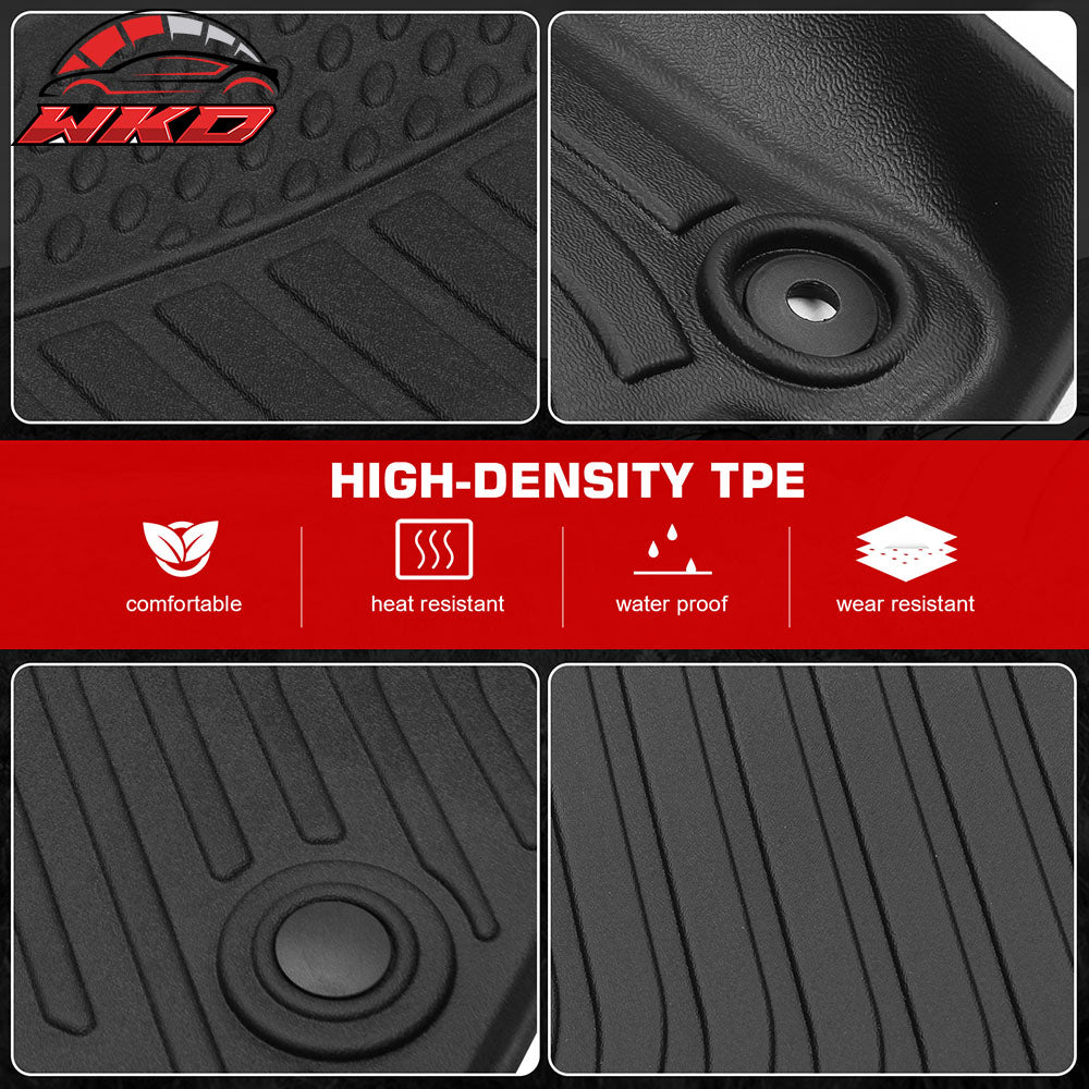 Fits 19-25 BMW X5 G05 X5M F95 5 Passengers 3D Floor Mat All Season Carpets - TPE