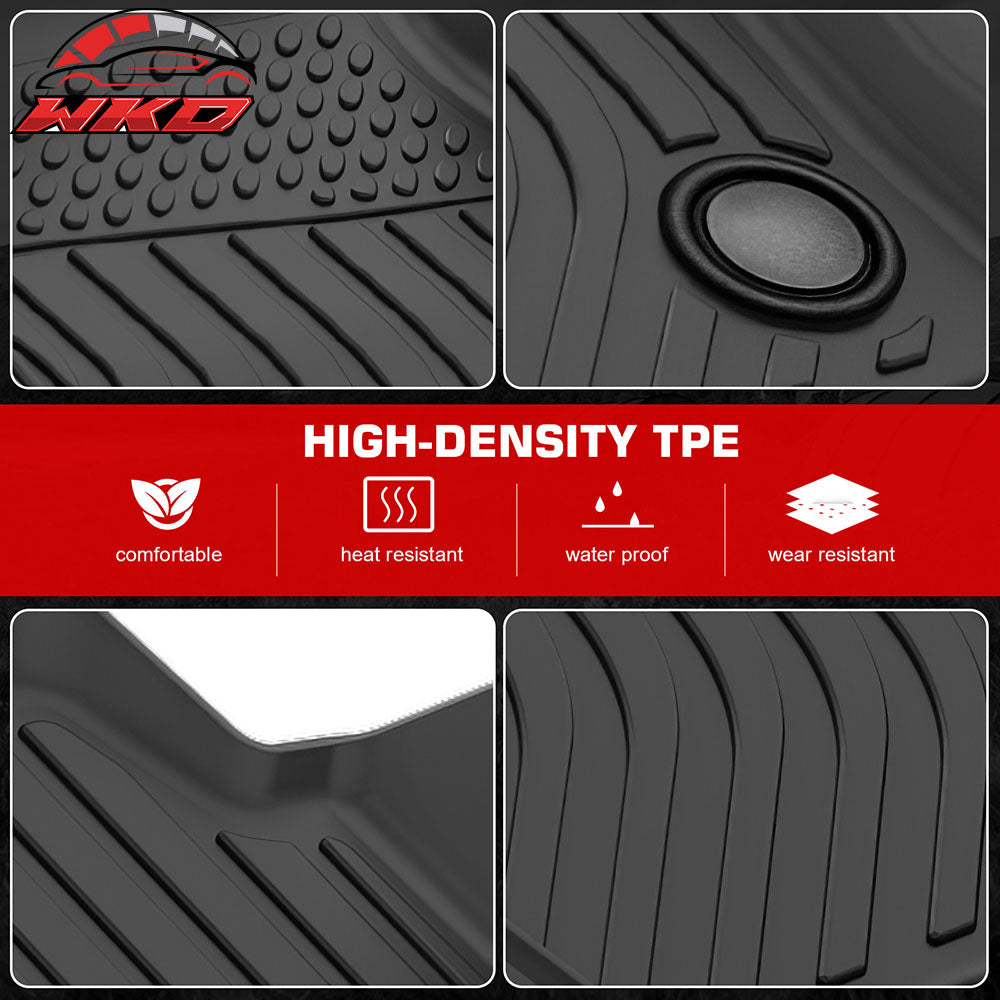 Fits 21-25 BMW G23 G83 M4 Floor Mats TPE Carpets 3D All Weather Front Rear Liner