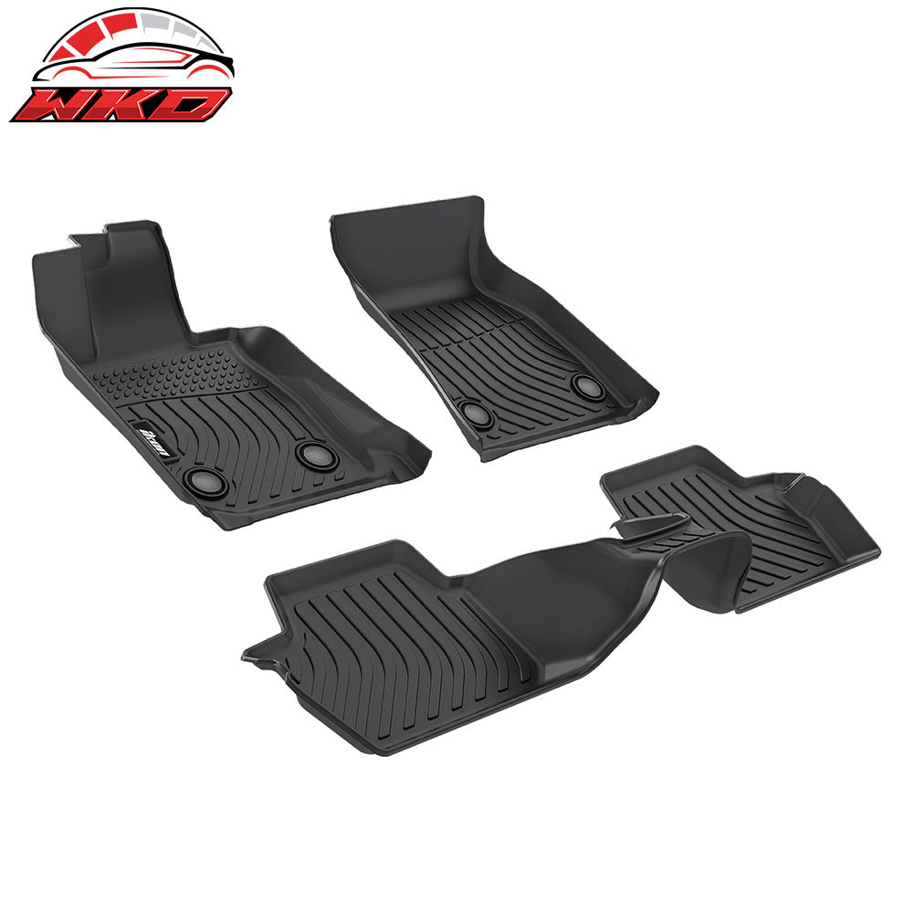 Fits 21-25 BMW G23 G83 M4 Floor Mats TPE Carpets 3D All Weather Front Rear Liner