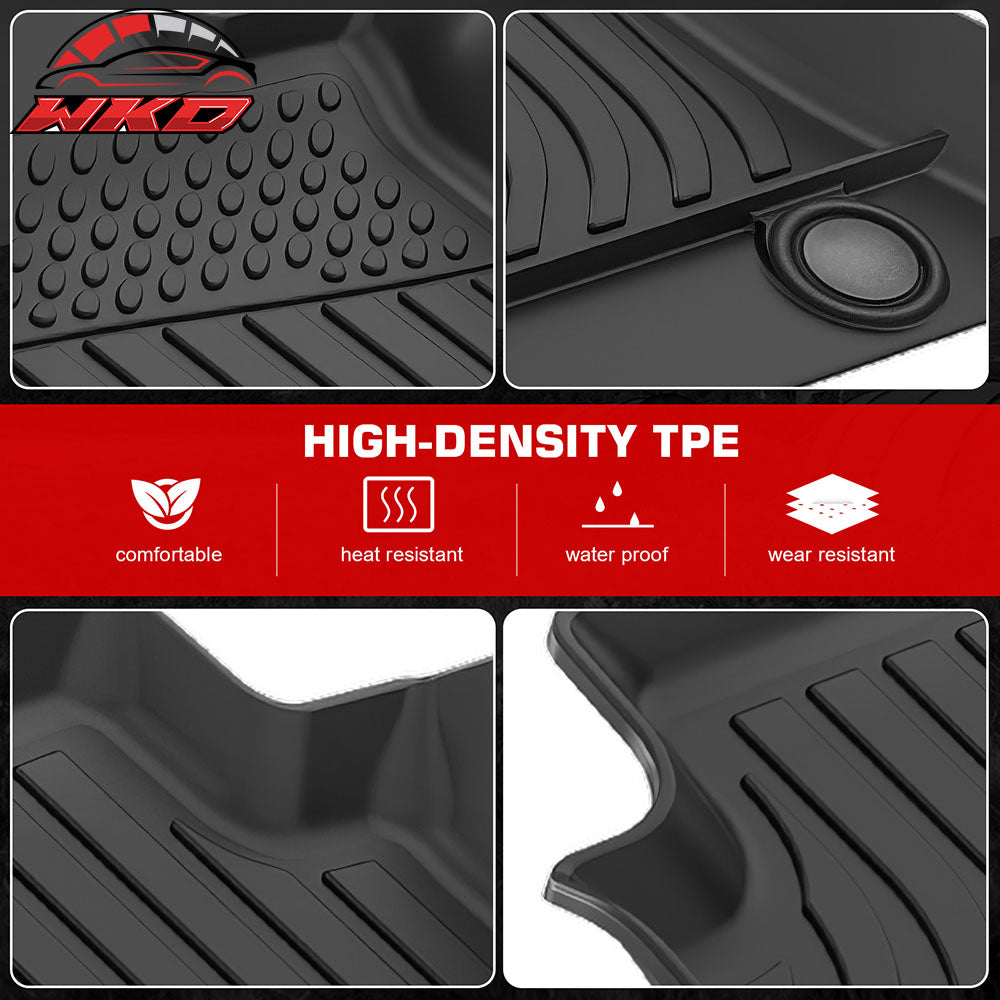 Fits 22-25 BMW G26 i4 Floor Mats TPE Carpets 3D All Weather 1st 2nd Row Liner