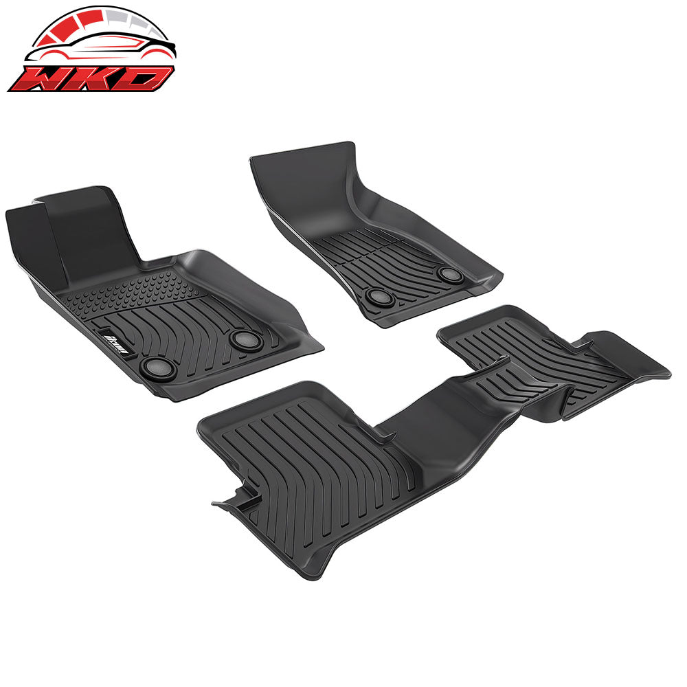 Fits 22-25 BMW G26 i4 Floor Mats TPE Carpets 3D All Weather 1st 2nd Row Liner