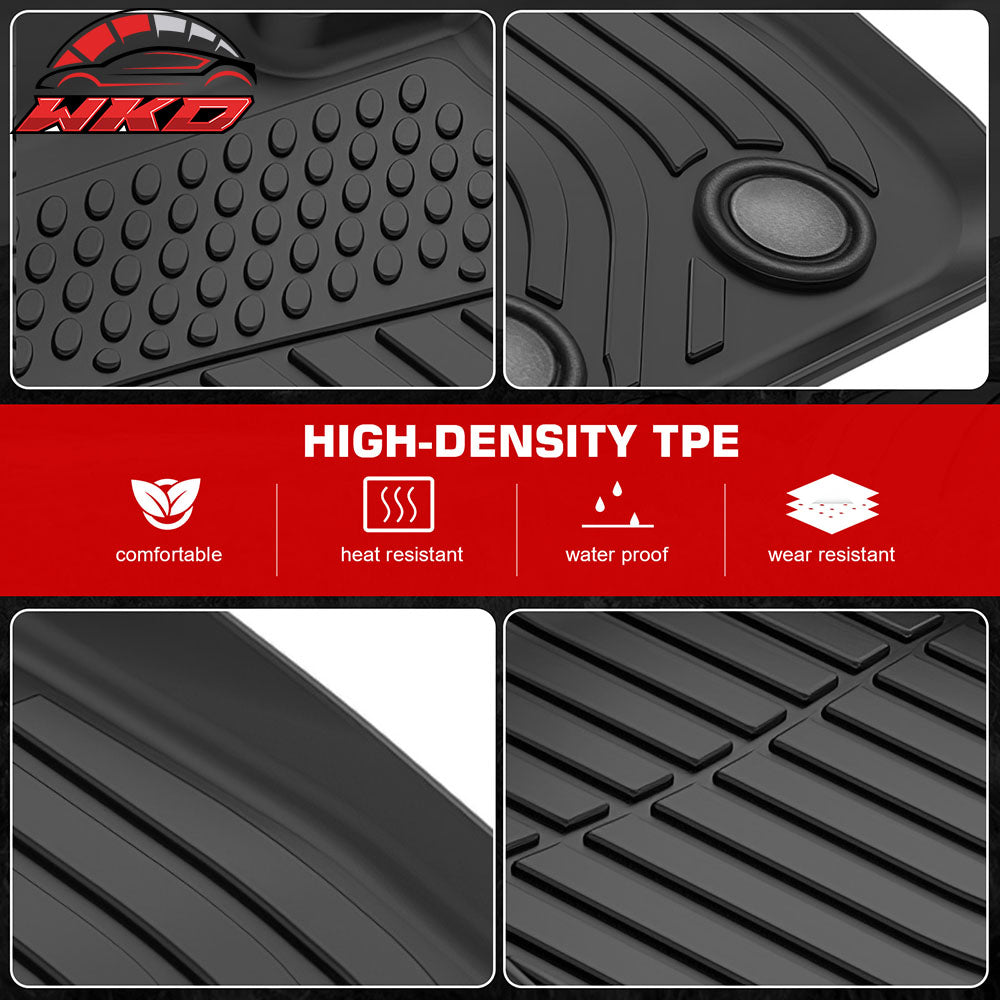 Fits 19-25 BMW G29 Z4/20-25 Toyota GR Supra Floor Mats TPE All Weather 3D Carpet