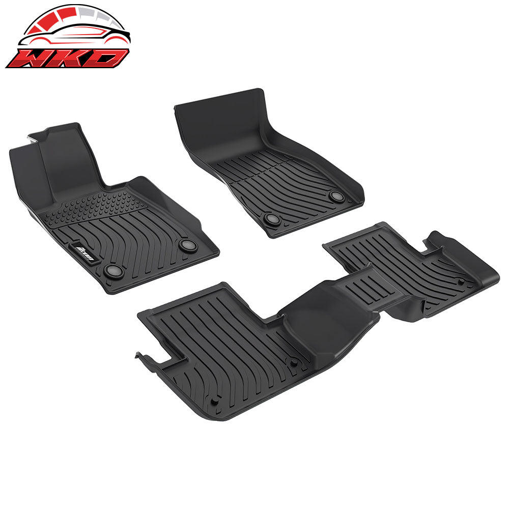 Fits 24-26 BMW G60 i5/25-26 G60 550e/G90 M5 Floor Mats TPE All Weather 3D Carpet