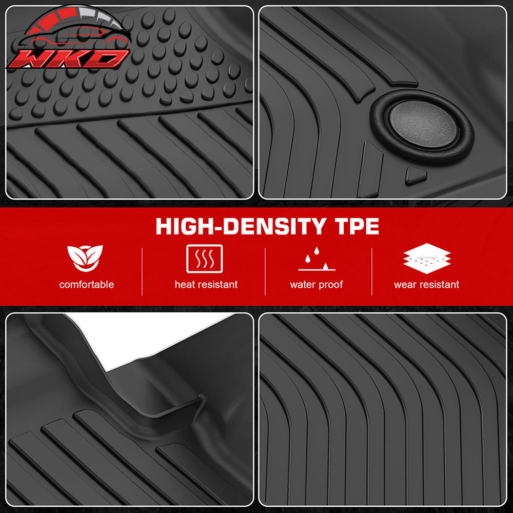 Fits 23-25 BMW G70 i7/750e Floor Mats TPE Carpets 3D All Weather Car Boot Liner
