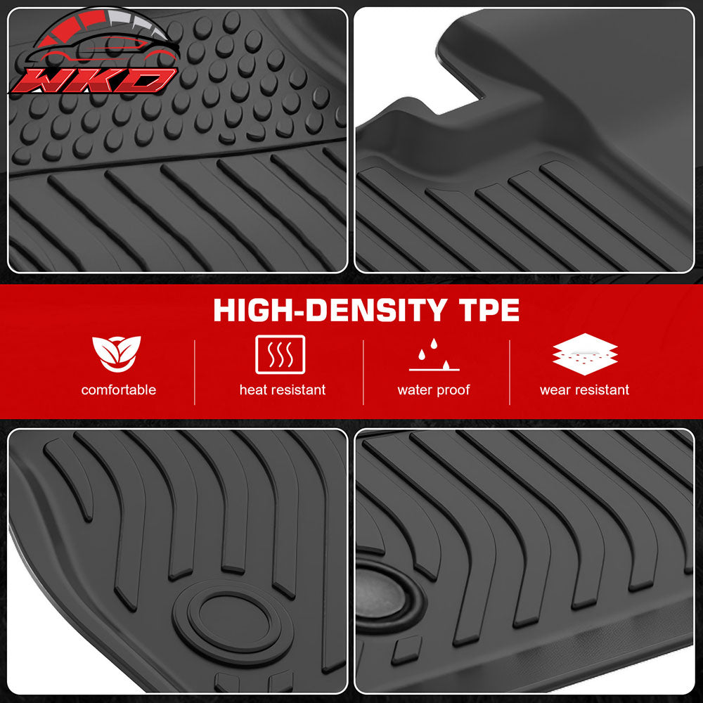 Fits 22-25 BMW I20 IX Floor Mats TPE Carpets 3D All Weather 1st 2nd Row Liner
