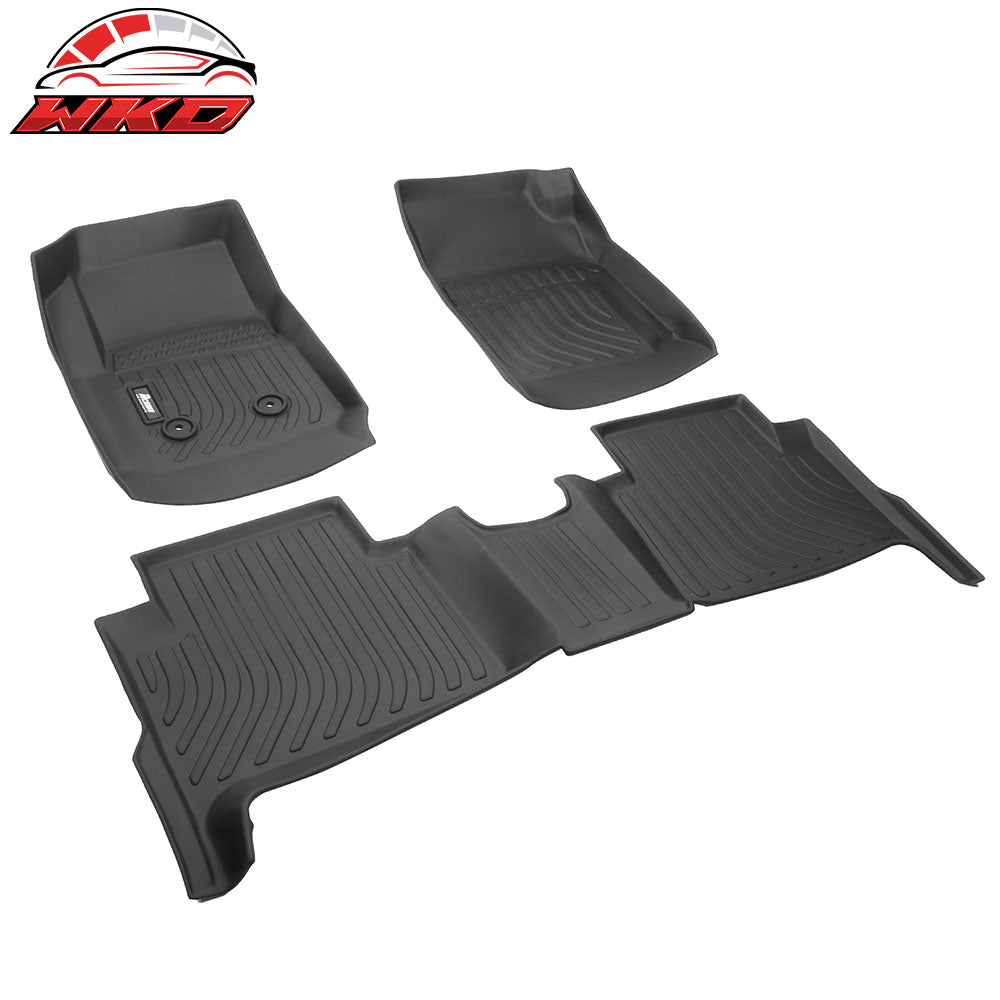 Fits 15-22 Chevy Colorado GMC Canyon Crew Cab All Weather 3D Floor Mat Liner TPE