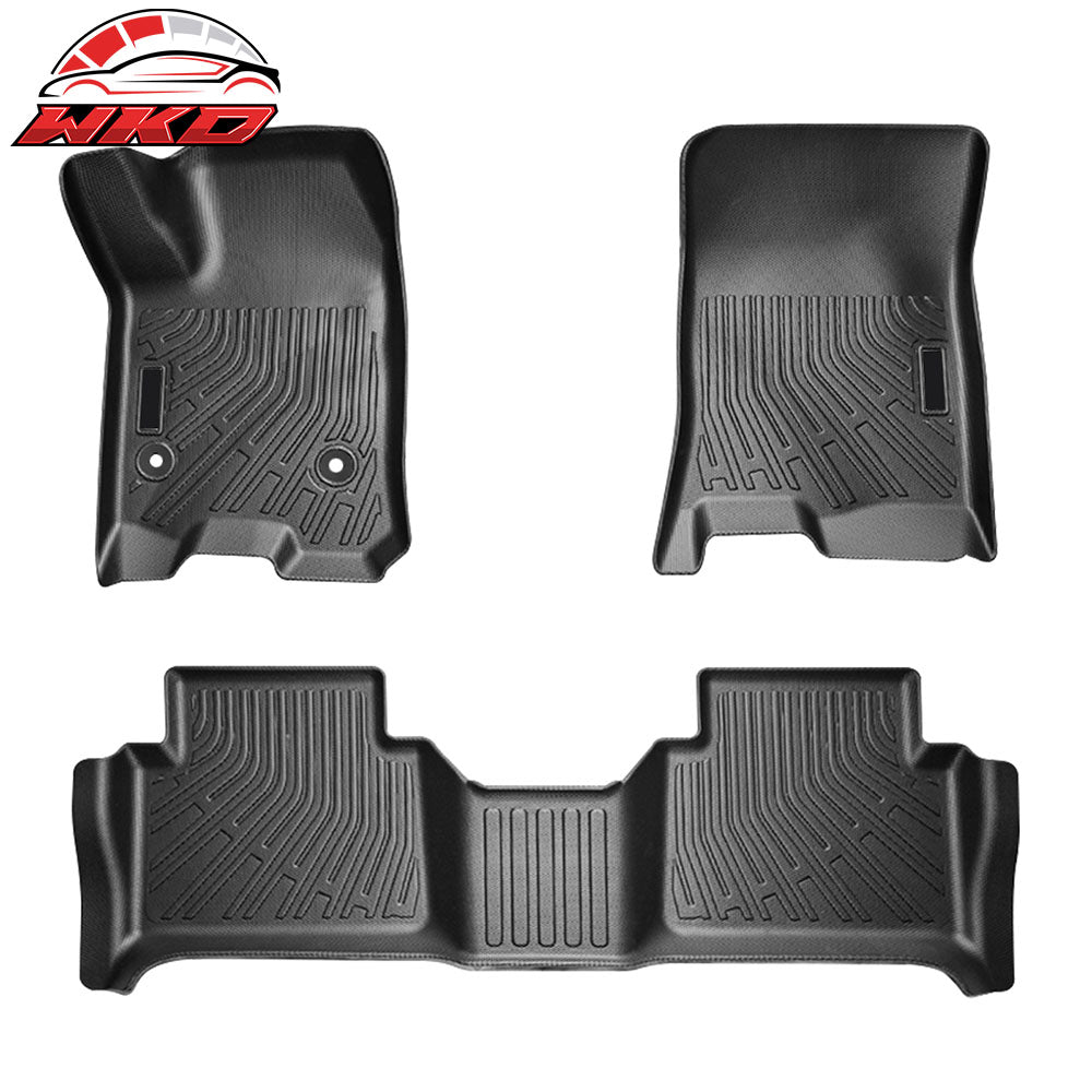 Wholesale For 23-24 Chevy Colorado Canyon Crew Cab Floor Mats All Weather Carpet Black TPE