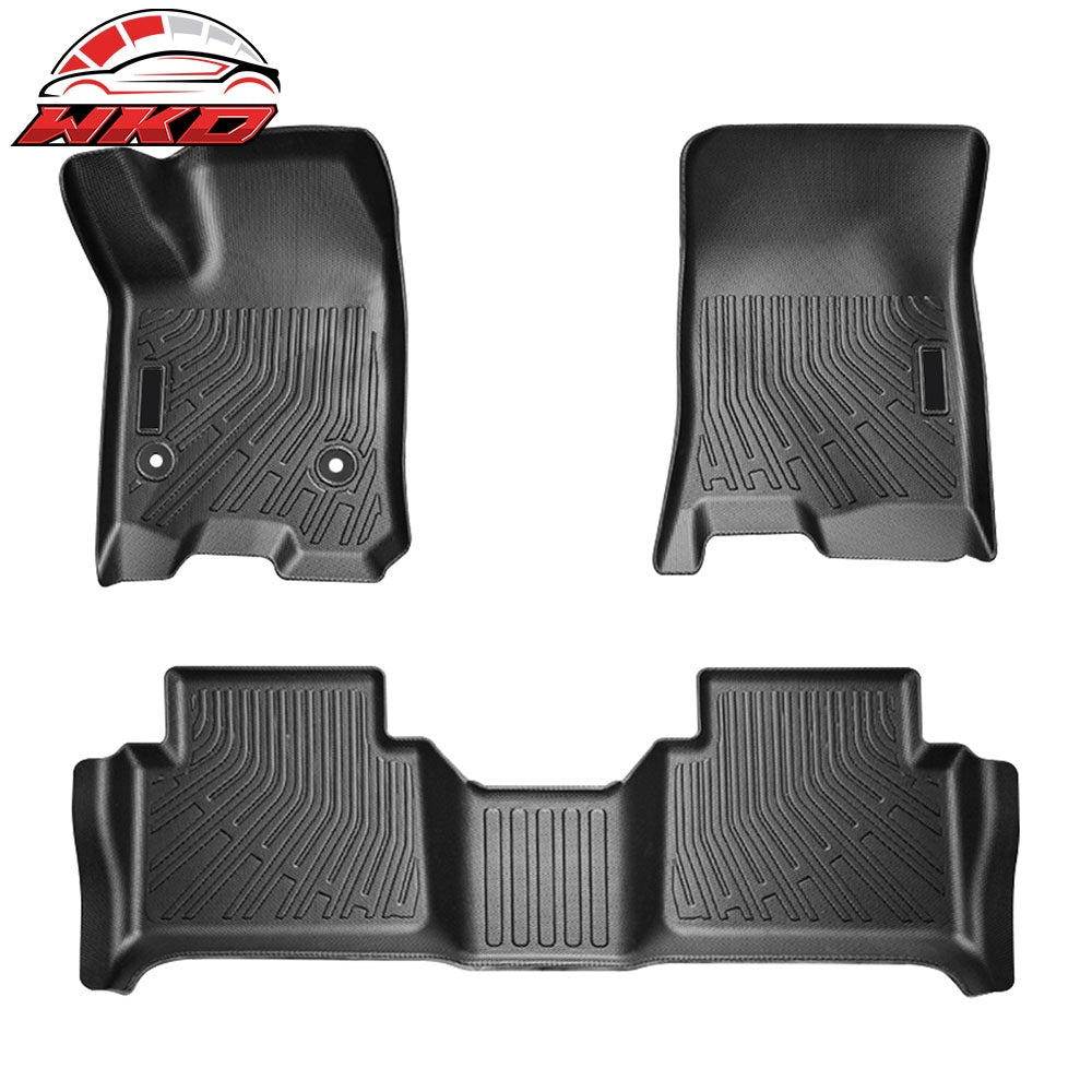 Wholesale For 23-26 Chevy Colorado Canyon Crew Cab Floor Mats All Weather Carpet Black TPE