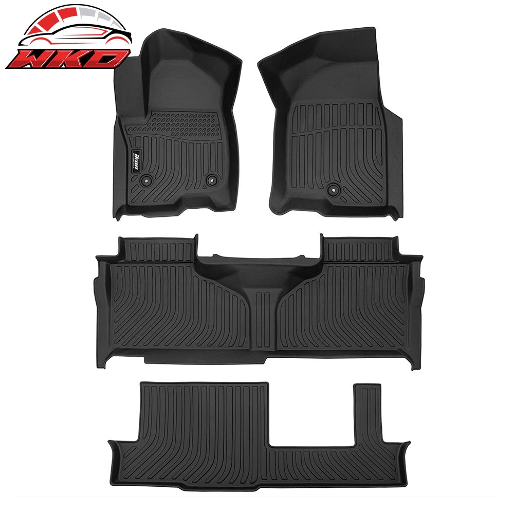 2021-26 Chevy Tahoe/GMC Yukon/Cadillac Escalade 8 Seat 3D Floor Mats Liner TPE | Wholesale