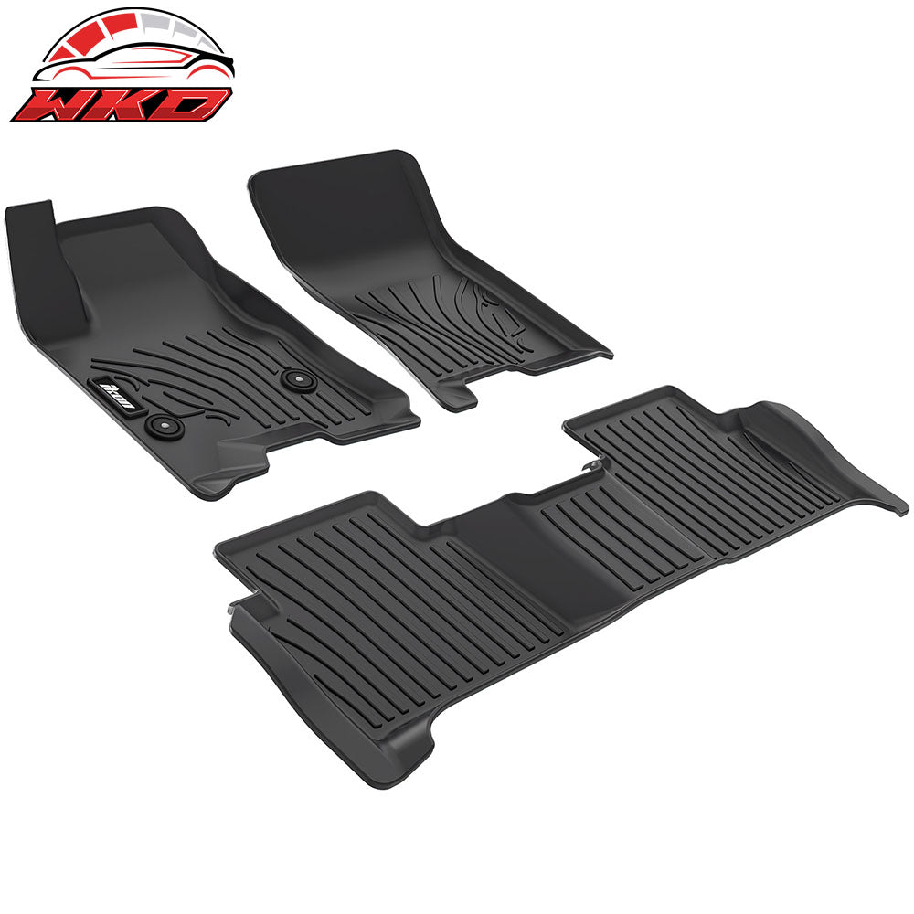 Fits 24-25 Dodge Charger Daytona 2DR Floor Mats TPE Carpets 3D All Weather Liner