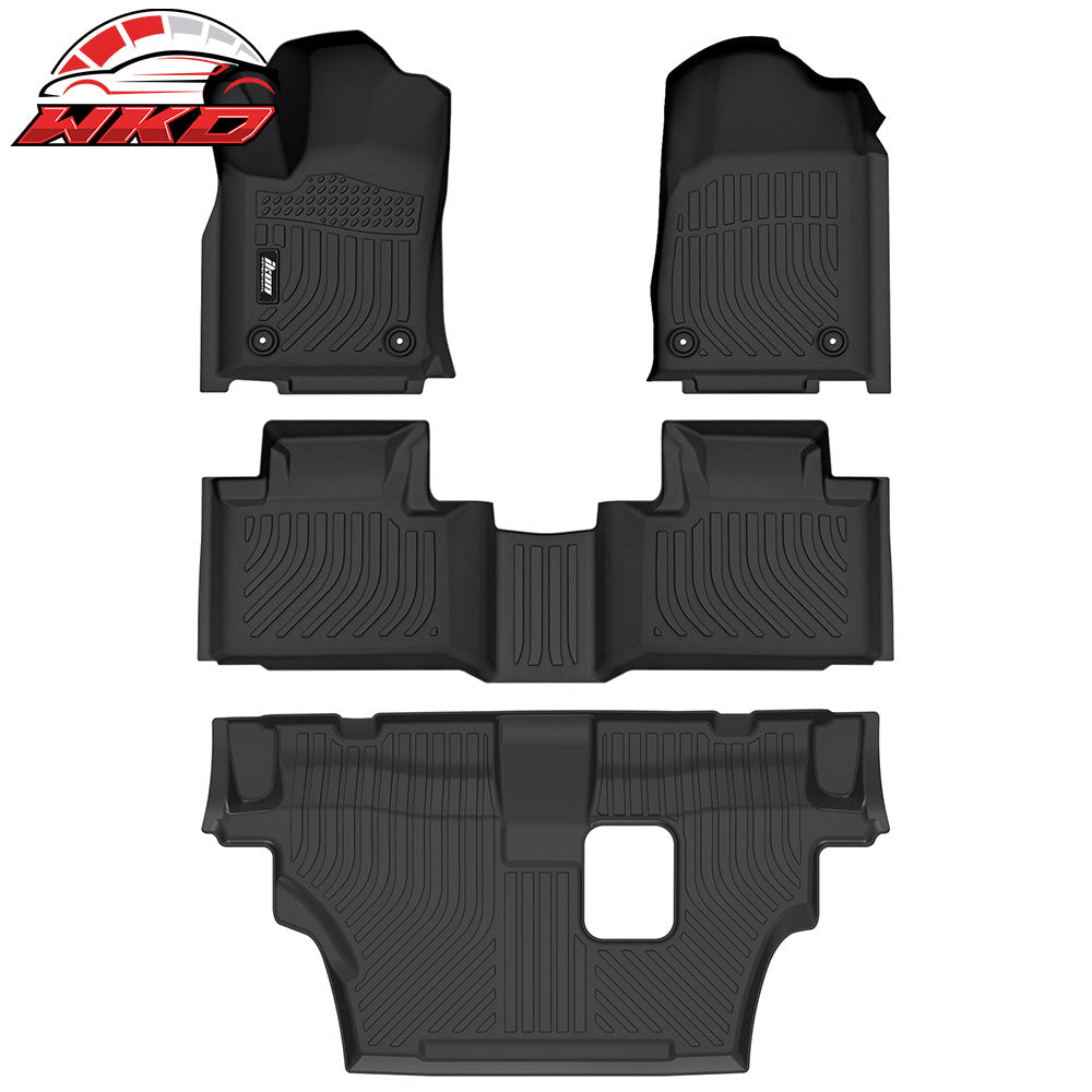 2016-25 Dodge Durango 7 Passenger All Season 3D Floor Mats Carpet Liners - TPE | Wholesale