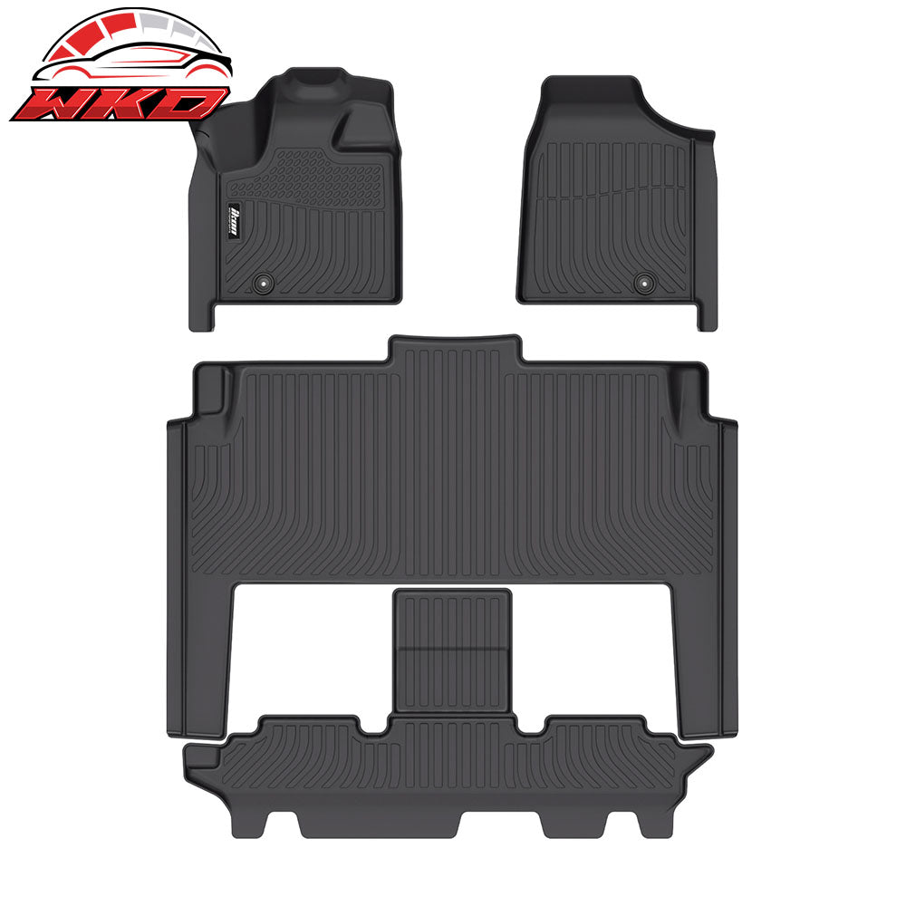 2008-20 Dodge Grand Caravan 2008-16 Town & Country Floor Mats 3D Carpets TPE | Wholesale