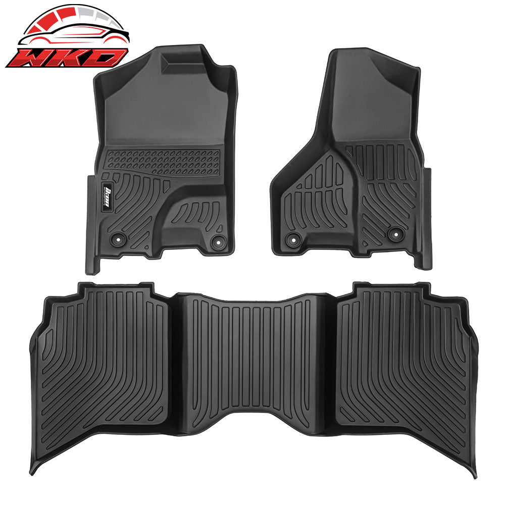 12-24 Ram 1500 2500 3500 Crew Cab Floor Mat Heavy Duty 3D Molded Carpet TPE | Wholesale