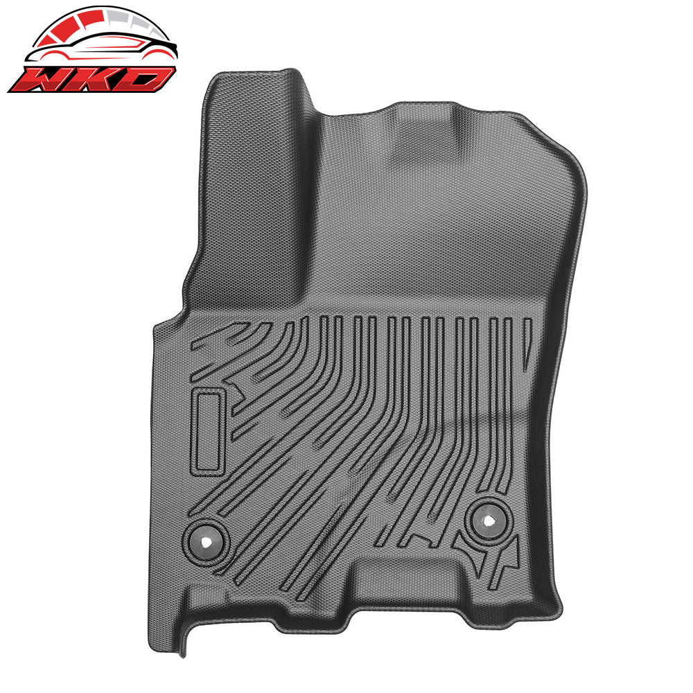 Fits 25 Ram 1500 Crew Cab Floor Mats TPE All Weather Carpet 3D 1st 2nd Row Liner