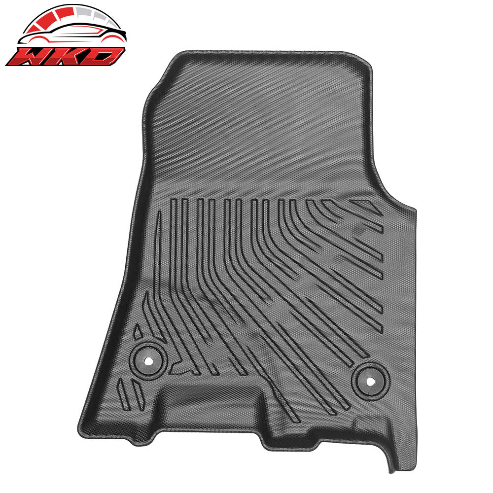 Fits 25 Ram 1500 Crew Cab Floor Mats TPE All Weather Carpet 3D 1st 2nd Row Liner