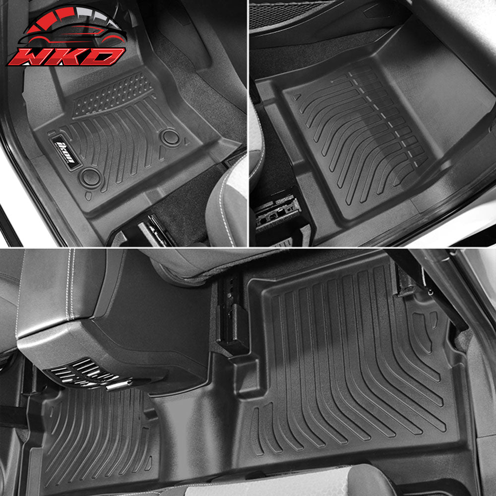 Fits 13-19 Ford Escape 13-18 C-Max 3D Floor Mats 5 Seats Carpet Liner - TPE