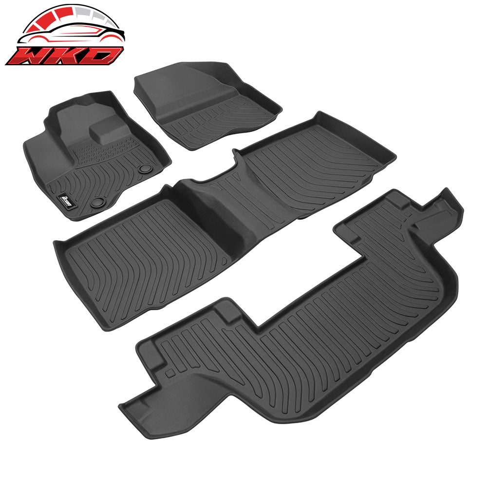 Fits 11-15 Ford Explorer Bench Seat 3D Molded Floor Mats Heavy Duty Liner TPE
