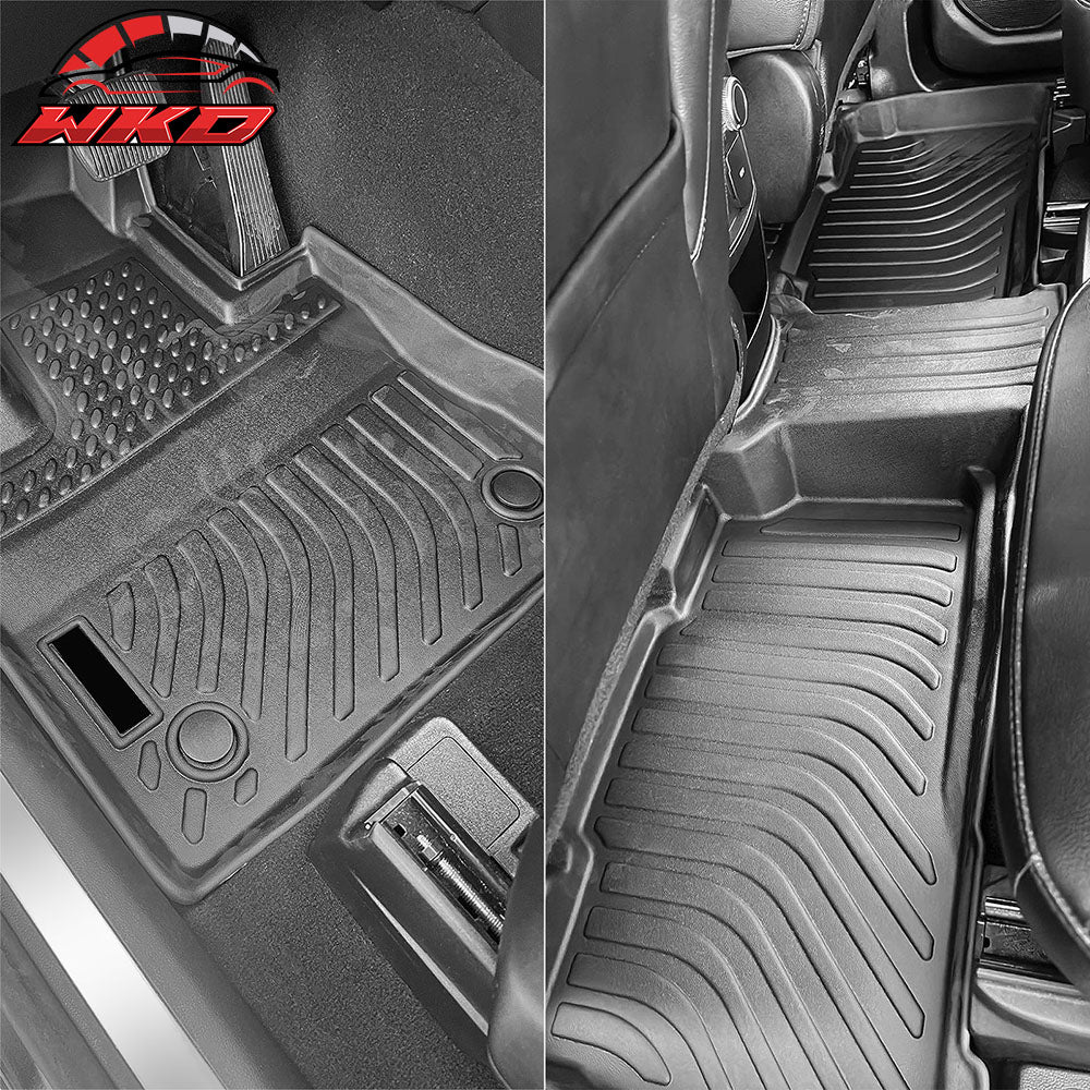 Fits 20-21 Ford Explorer 7 Seats 3D Molded Floor Mats Heavy Duty Liner TPE 4PCS