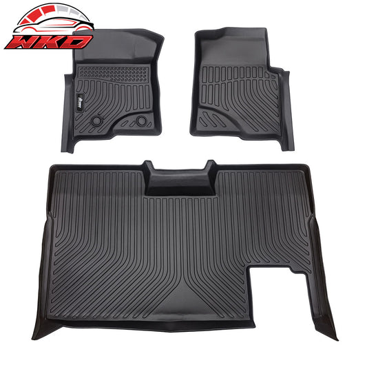2009-14 Ford F-150 Super Crew Cab 3D TPE Floor Mat All Weather 5-Seat Carpets | Wholesale