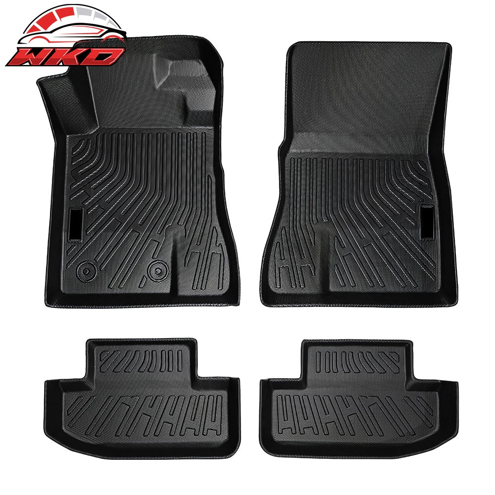 Wholesale For 15-2026 Ford Mustang Floor Mats All Weather Protection Liners TPE Carpet Black - Wikond Auto