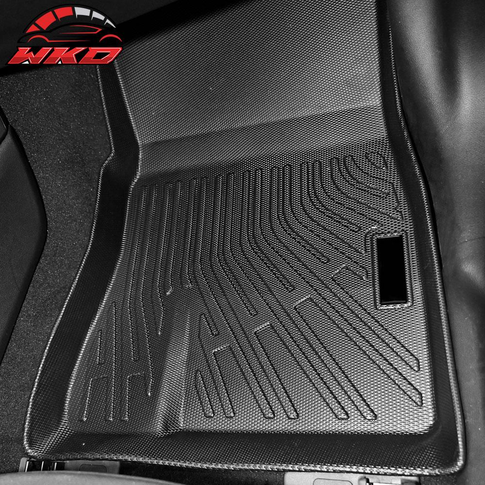 Wholesale For 15-2026 Ford Mustang Floor Mats All Weather Protection Liners TPE Carpet Black - Wikond Auto