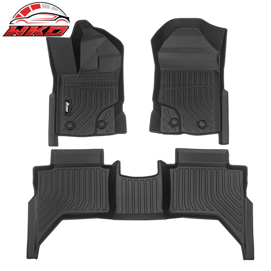 Wholesale 19-23 Ford Ranger Super Crew Cab 3D TPE Floor Mat All Season Carpets 3PCS