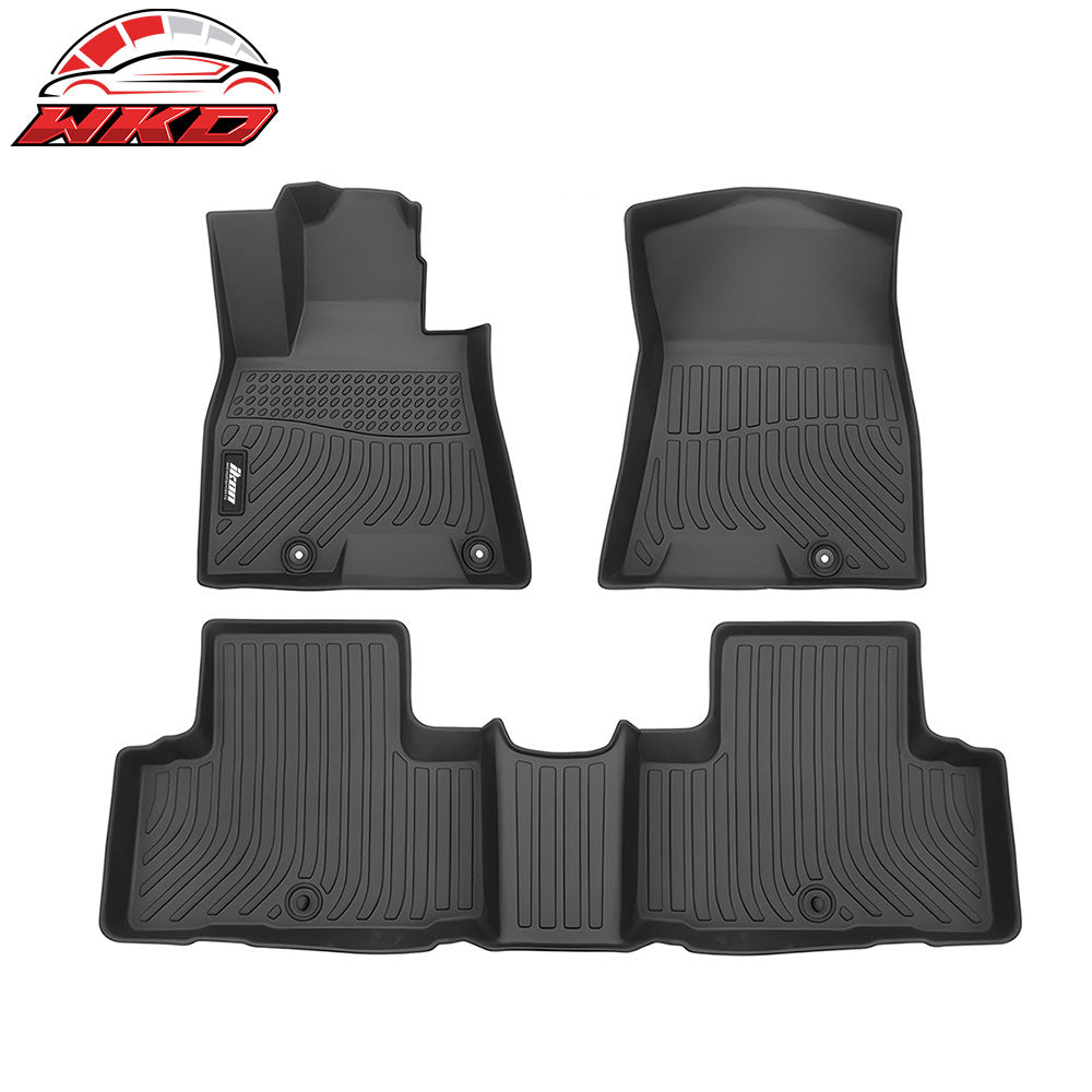 2021-25 Genesis GV80 5/7 Seats All Weather 3D Floor Mat Front Rear Carpet TPE | Wholesale