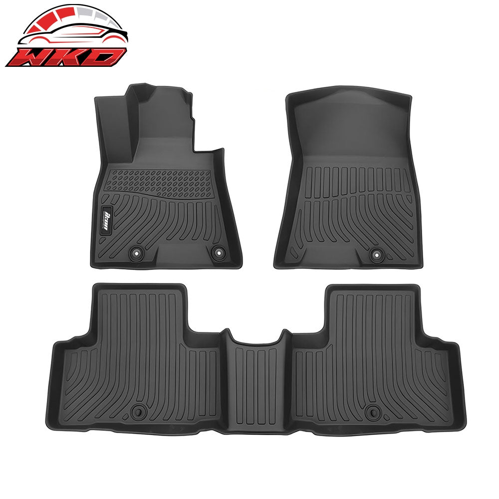 2021-26 Genesis GV80 5/7 Seats All Weather 3D Floor Mat Front Rear Carpet TPE | Wholesale