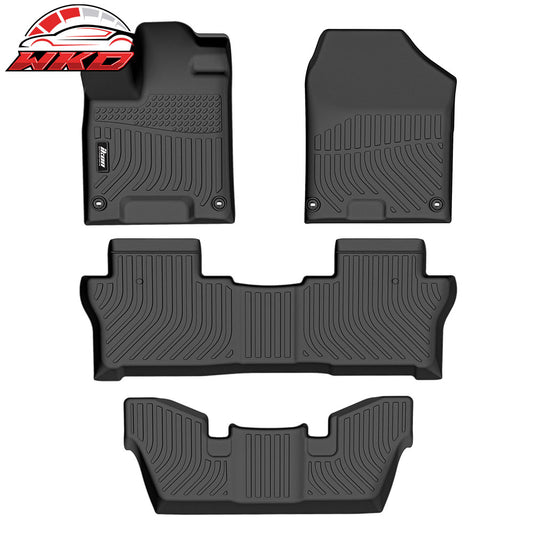 2016-22 Honda Pilot All Weather 3D Molded Floor Mats 7 Passenger Carpets TPE | Wholesale