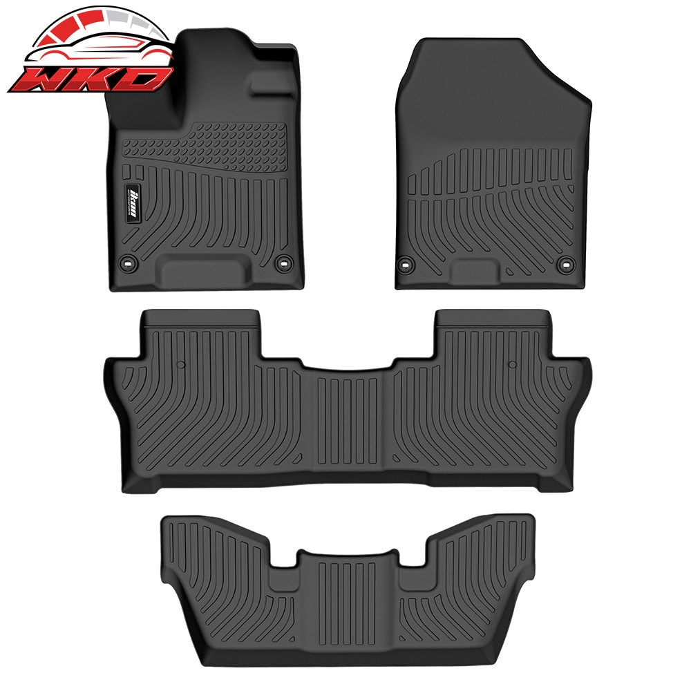2016-22 Honda Pilot All Weather 3D Molded Floor Mats 7 Passenger Carpets TPE | Wholesale