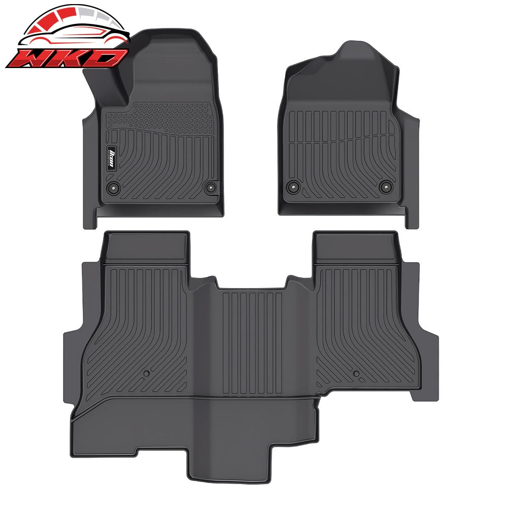 22-26 GMC Hummer EV Pickup Floor Mats TPE All Weather 3D Carpets Liner 3PC | Wholesale