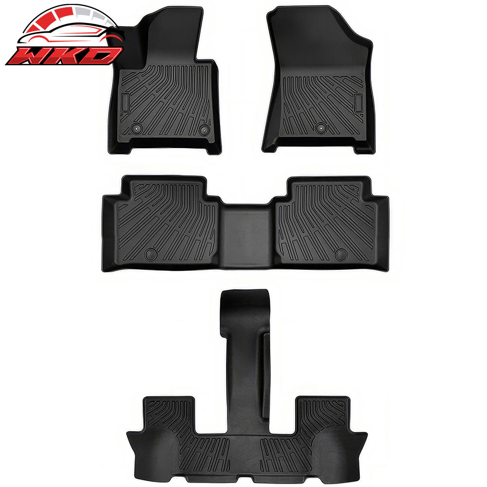 Wholesale 24-25 Hyundai Santa Fe 6/7 Seats TPE Floor Mats Non-Slip All Weather Carpet