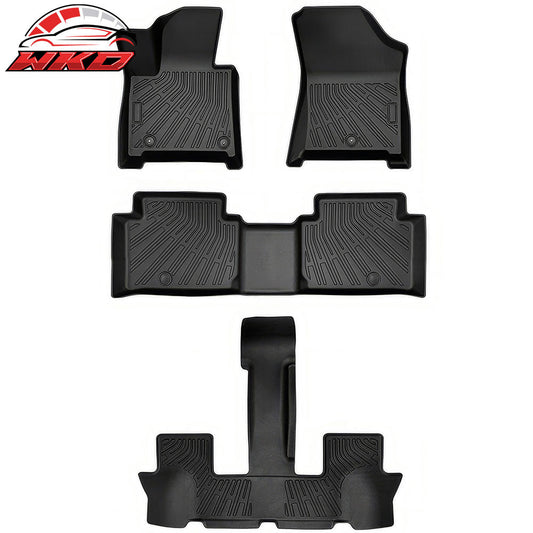 Wholesale 24-25 Hyundai Santa Fe 6/7 Seats TPE Floor Mats Non-Slip All Weather Carpet