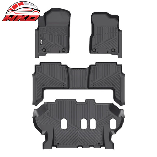 2019-24 Infiniti QX80/Nissan Armada Bench Seat Floor Mats TPE 3D Carpet Liner | Wholesale