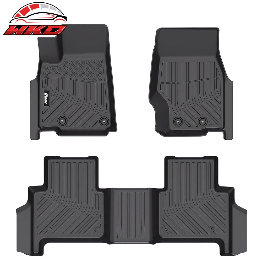 2022-26 Jeep Grand Cherokee Floor Mats TPE Carpets 3D All Weather Boot Liner | Wholesale