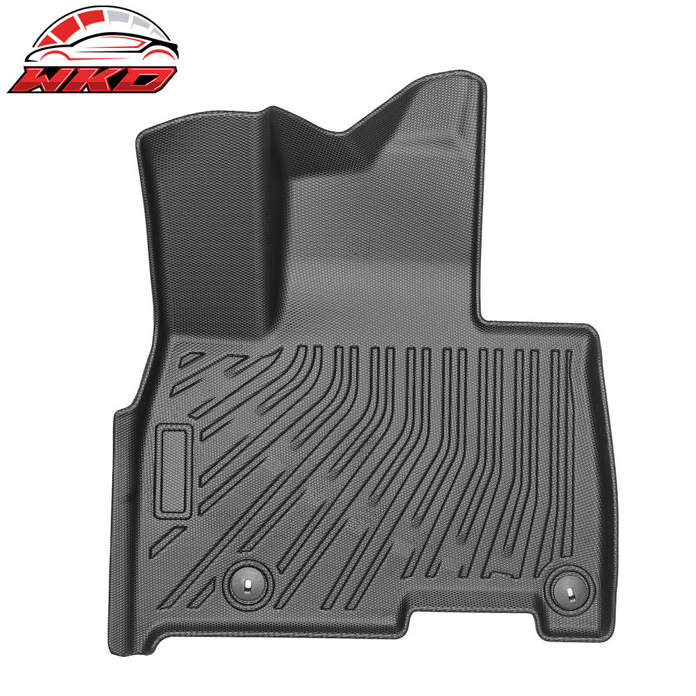 Fits 2025 Kia Carnival Hybrid 8-Seats Floor Mats TPE All Weather Carpet 3D Liner