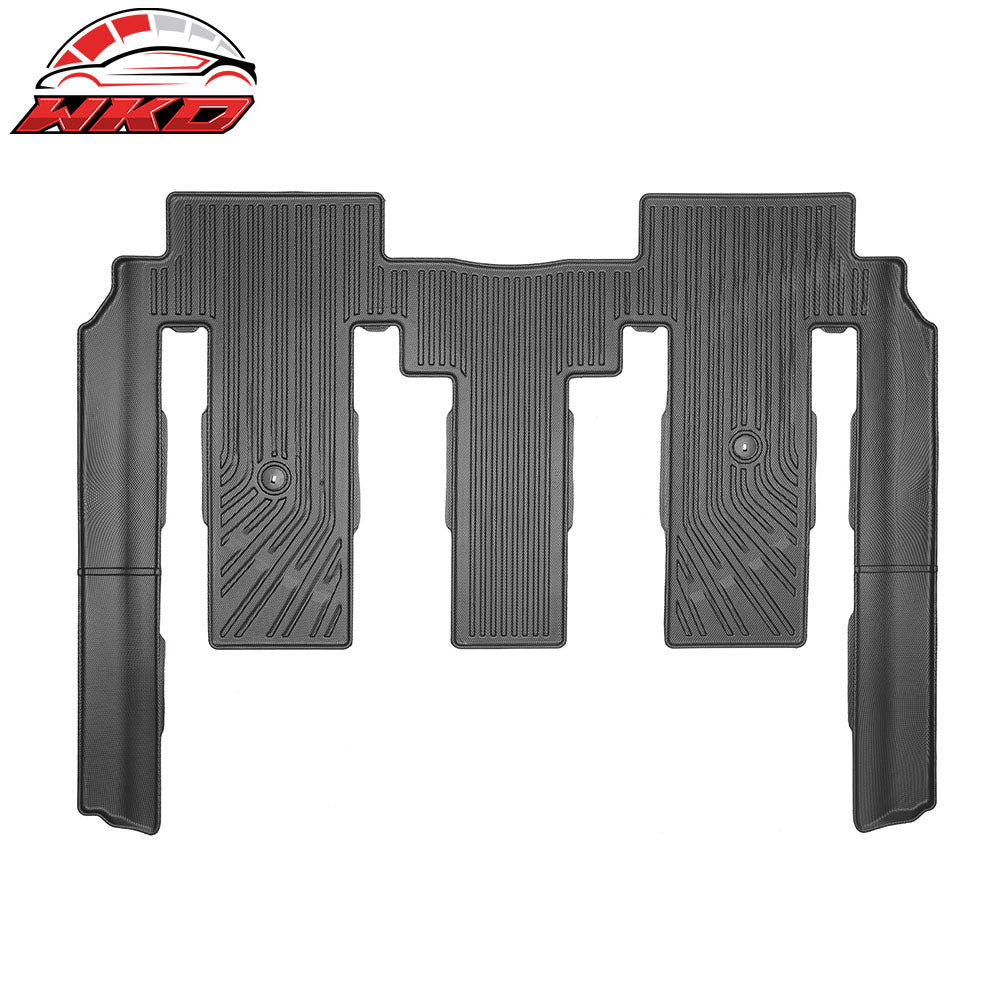 Fits 2025 Kia Carnival Hybrid 8-Seats Floor Mats TPE All Weather Carpet 3D Liner