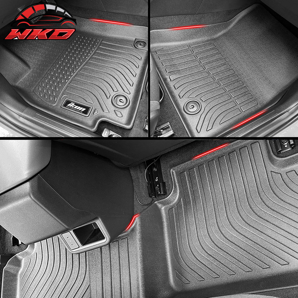 Fits 25-26 Kia K4 Floor Mats TPE Carpets All Weather 3D Custom Car Liner Guard