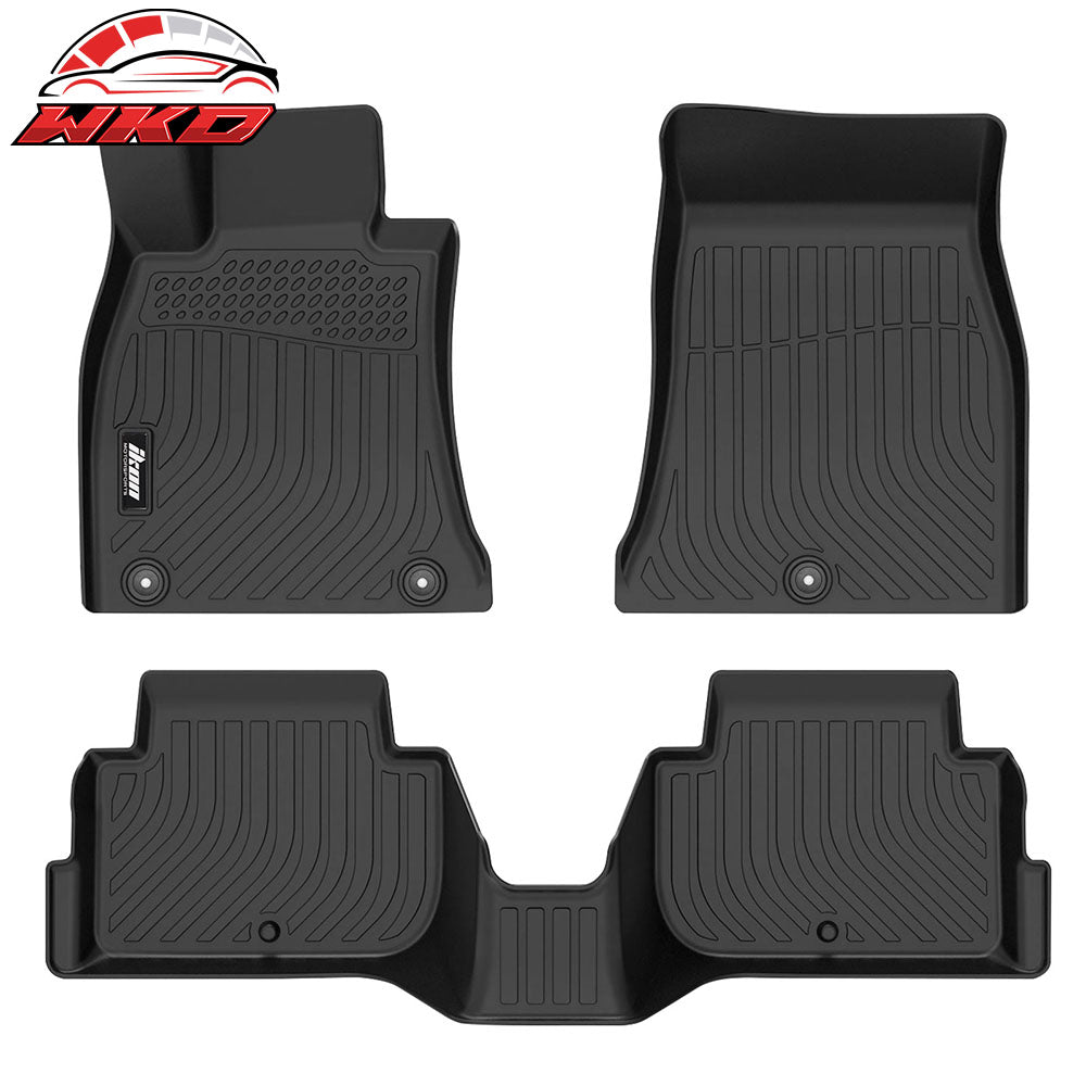 2018-23 Kia Stinger RWD Floor Mats All Weather TPE 3D Carpets Liner Guard 3PC | Wholesale
